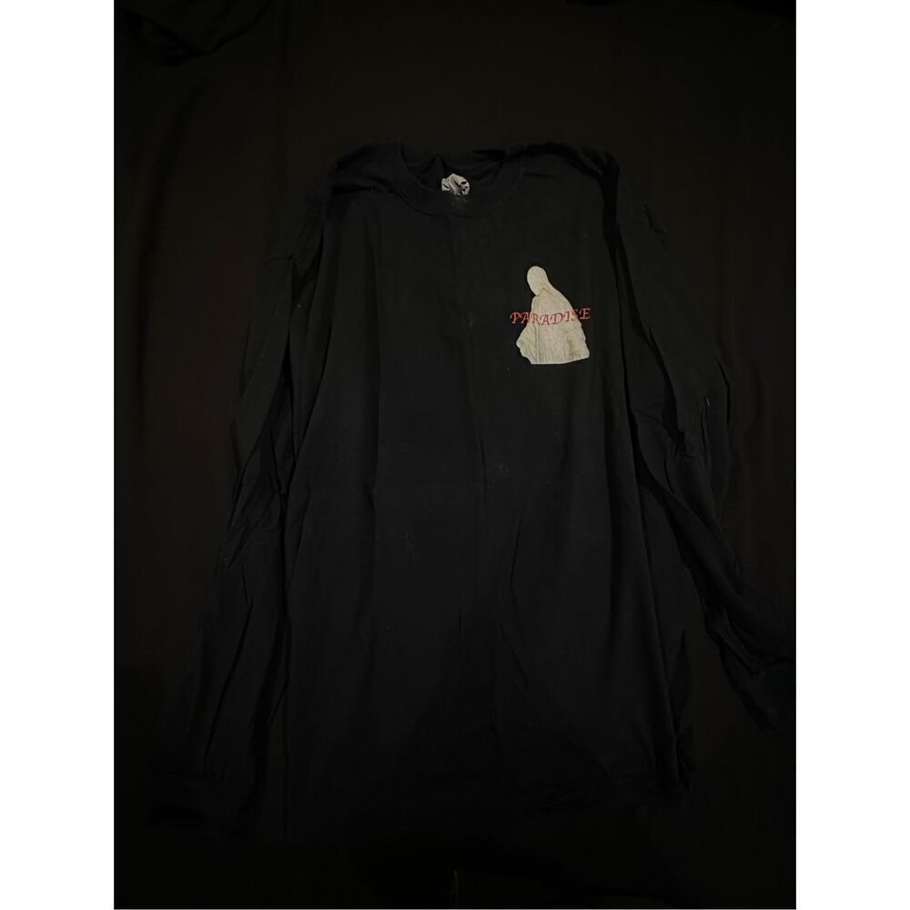 Paradise long sleeve black tee, XL men/women